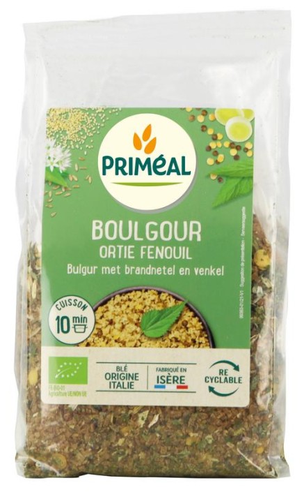 Primeal Bulgur met brandnetel en venkel bio (300 Gram)