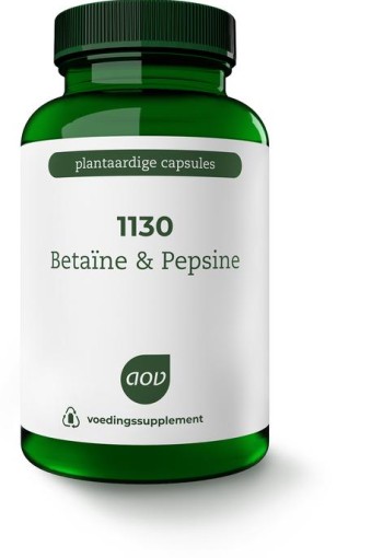 AOV 1130 Betaine pepsine (120 Vegetarische capsules)