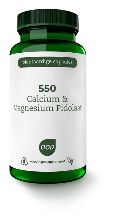 AOV 550 Calcium magnesium pidolaat (90 Vegetarische capsules)
