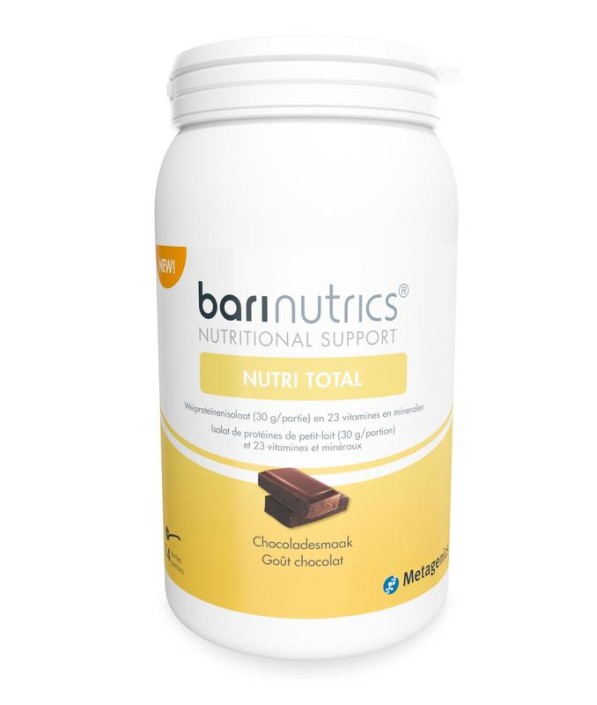 Barinutrics Nutri total chocolate 14 porties (795 Gram)
