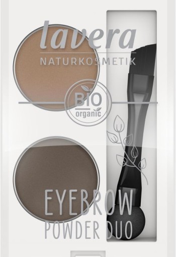 Lavera Eyebrow powder duo (1 Stuks)