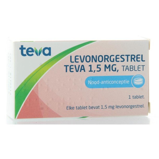 Teva Levonorgestrel 1.5mg (1 Stuks)