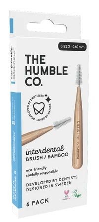 The Humble Co Interdental borstel 0.60 mm blauw (6 Stuks)