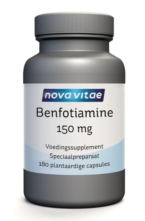 Nova Vitae Benfotiamine (vitamine B1) 150mg (180 Vegetarische capsules)