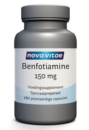 Nova Vitae Benfotiamine (vitamine B1) 150mg (180 Vegetarische capsules)