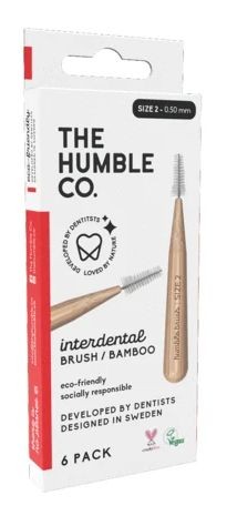 The Humble Co Interdental borstel 0.50 mm rood (6 Stuks)