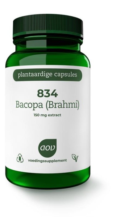 AOV 834 Bacopa (brahmi) 150mg (60 Vegetarische capsules)