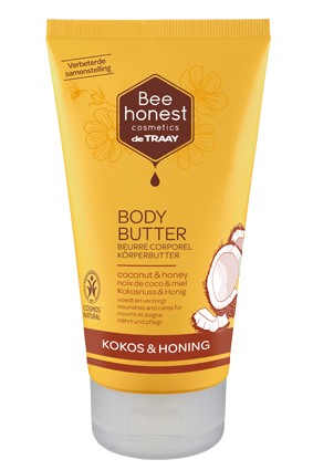 Traay Bee Honest Bodybutter kokos & honing (150 Milliliter)