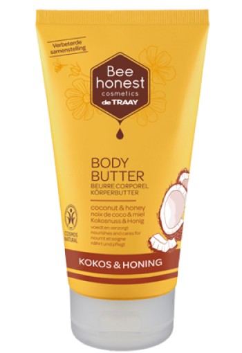 Traay Bee Honest Bodybutter kokos & honing (150 Milliliter)