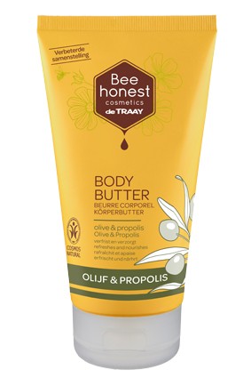 Traay Bee Honest Bodybutter olijf & propolis (150 Milliliter)