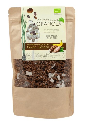 Vitiv Tijgernoot granola choc banaan bio (230 Gram)