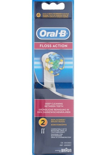Oral-B Floss Action Elektrische Tandenborstel Opzetborstels