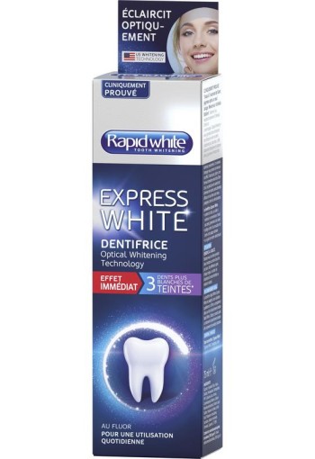 Rapid White Express white tandpasta (75 Milliliter)