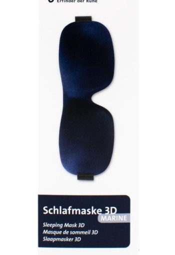 Ohropax Slaapmasker blauw geweven (1 Stuks)