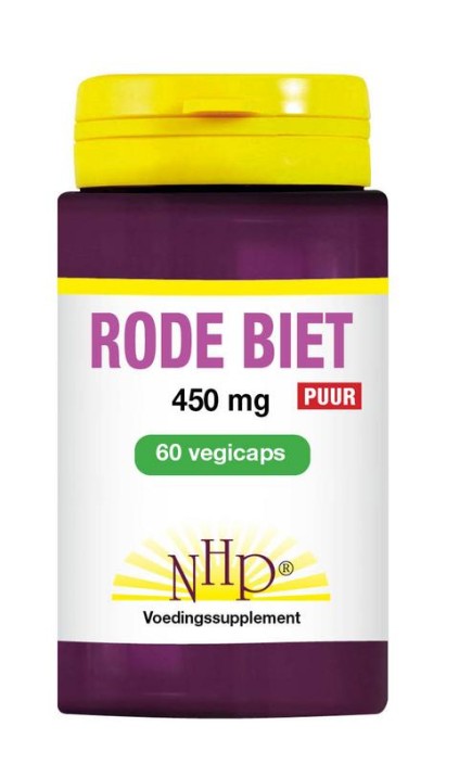 NHP Rode biet puur (60 Vegetarische capsules)