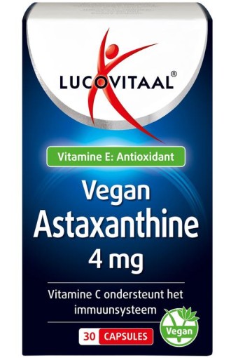 Lucovitaal Astaxanthine 4mg vegan (30 Capsules)