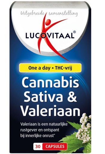 Lucovitaal Cannabis sativa & valeriaan (30 Capsules)