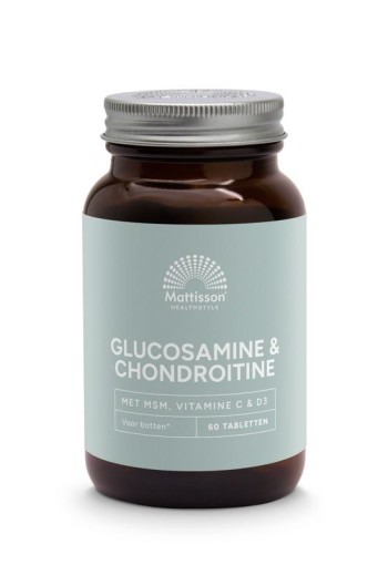 Mattisson Glucosamine chondroitine met MSM, vitamine C & D3 (60 Tabletten)