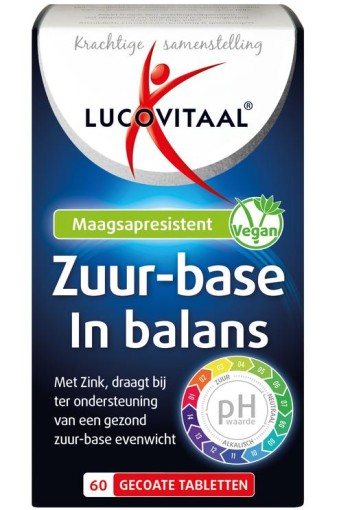 Lucovitaal Zuurbase tabletten (50 Tabletten)