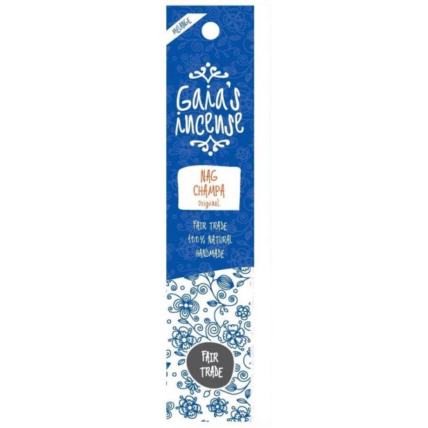 Gaia's Incense Wierook nag champa (15 Stuks)