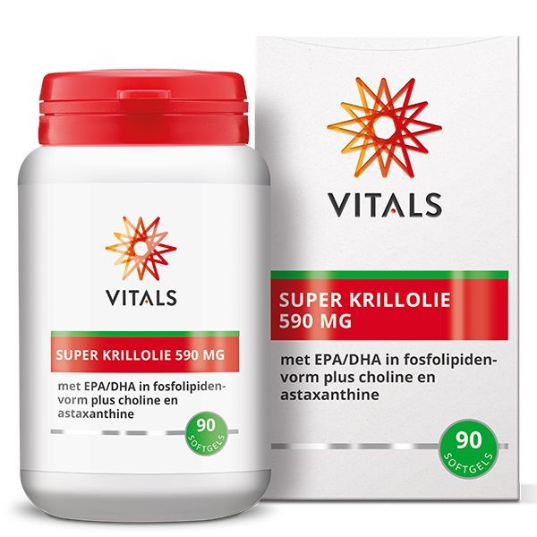 Vitals Super krillolie 590mg (90 Softgels)