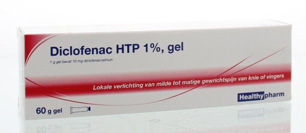 Healthypharm Diclofenac HTP 1% gel (60 Gram)