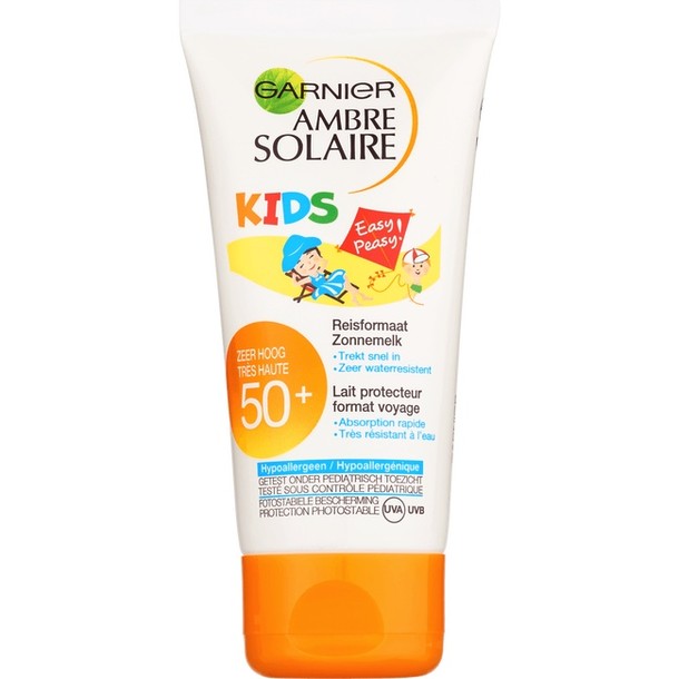 Garnier Ambre Solaire Kids Reisformaat Zonnemelk SPF 50+ 50 ml