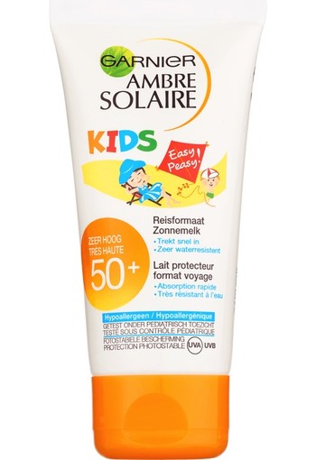 Garnier Ambre Solaire Kids Reisformaat Zonnemelk SPF 50+ 50 ml