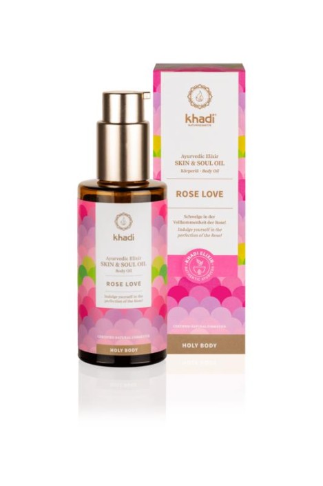 Khadi Ayurvedic holy body rose love (100 Milliliter)