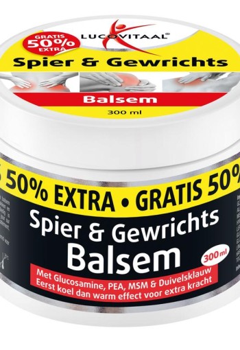 Lucovitaal Spier & gewrichtsbalsem 50% extra (300 Milliliter)
