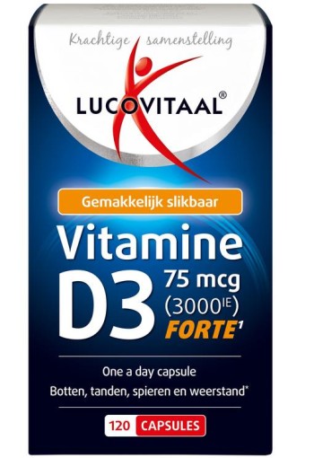 Lucovitaal Vitamine D3 75mcg (120 Capsules)