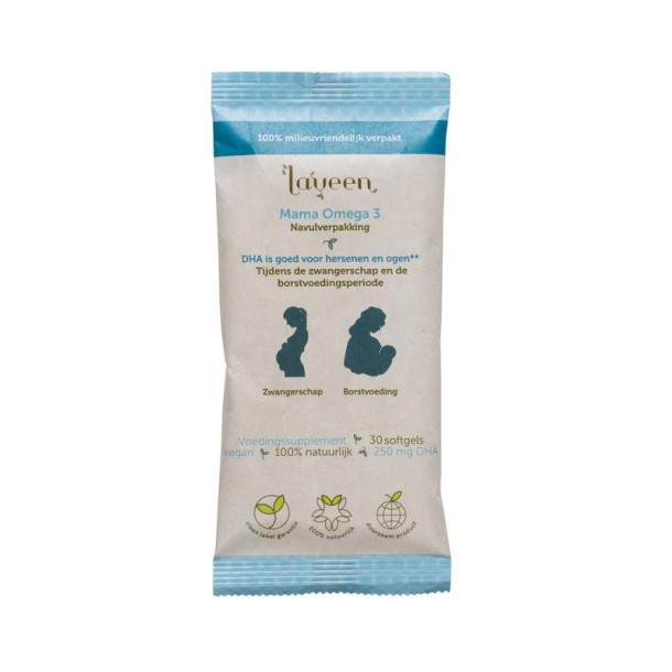 Laveen Mama omega 3 navulverpakking (30 Softgels)