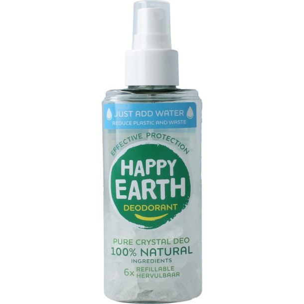 Happy Earth Natuurlijke just add water unscented spray (50 Gram)