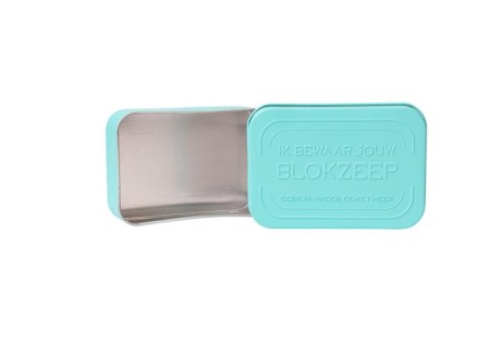 Blokzeep Blikje rechthoek body & shaving bar (1 Stuks)
