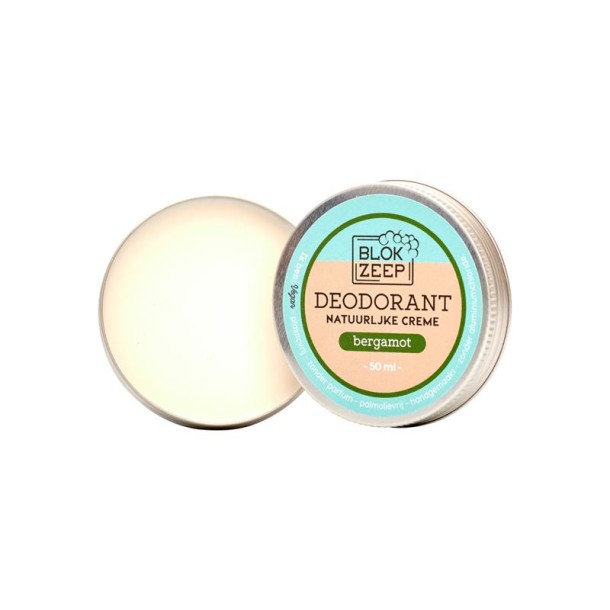 Blokzeep Deodorant creme bergamot (50 Milliliter)