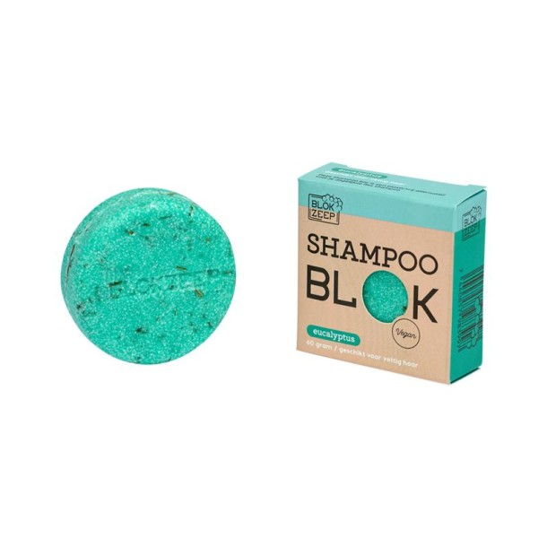 Blokzeep Shampoo bar eucalyptus (60 Gram)