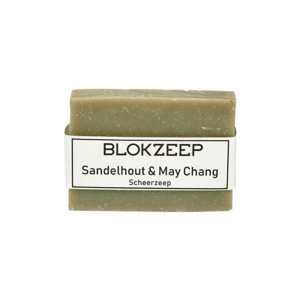 Blokzeep Shaving bar sandelhout & May Chang (100 Gram)