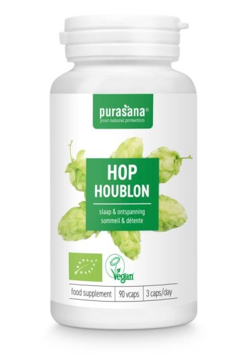Purasana Hop vegan bio (90 Vegetarische capsules)