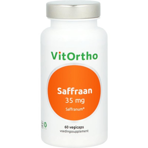 Vitortho Saffraan 35mg (60 Vegetarische capsules)