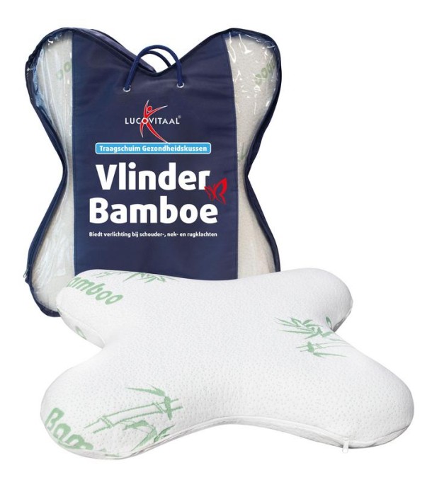 Lucovitaal Bamboe vlinderkussen (1 Stuks)