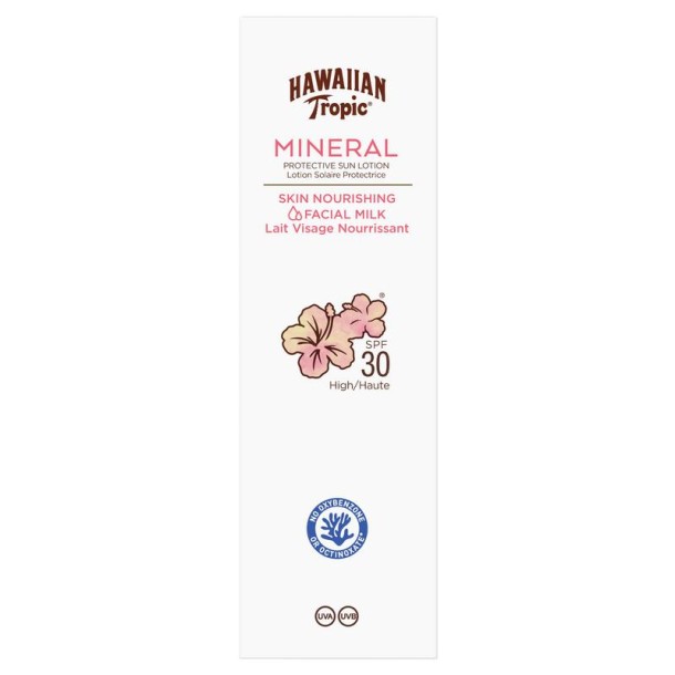 Hawaiian Tropic Mineral sunmilk face SPF30 (50 Milliliter)