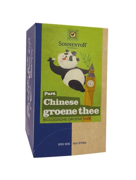 Sonnentor Chinese groene thee puur bio (18 Stuks)