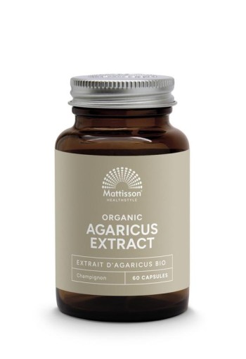 Mattisson Agaricus extract 400mg bio (60 Capsules)