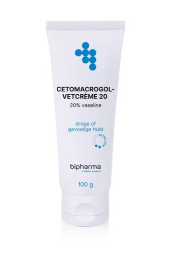Bipharma Cetomacrogol-vetcreme 20 losse tube (100 Gram)
