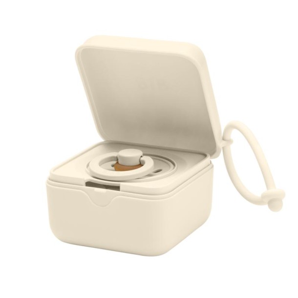 Bibs Baby pacifier box ivory (1 Stuks)