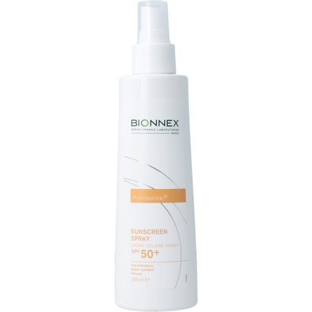 Bionnex Preventiva sunscreen spray SPF50 (200 Milliliter)