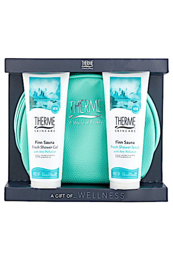 Therme Finn Sauna Shower Scrub Toilettas Geschenkset