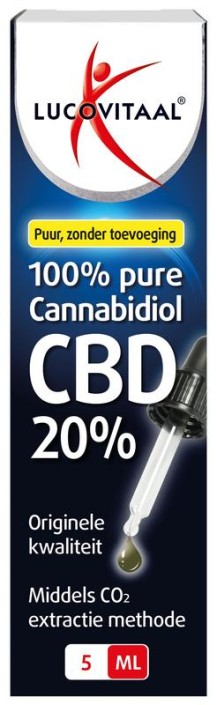 Lucovitaal CBD olie 20% (5 Milliliter)