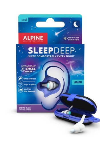 Alpine Sleepdeep earplugs mini (1 Paar)