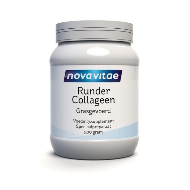 Nova Vitae Runder collageen gras gevoerd Peptan (500 Gram)